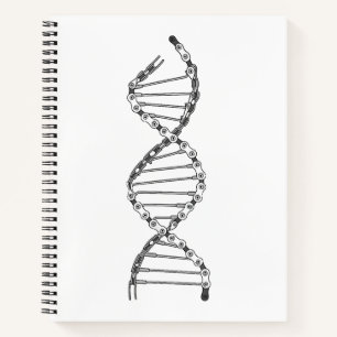 Cuaderno Gracioso ADN Ciclismo Cadena de bicicleta Biciclet