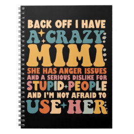 Cuaderno Gracioso Atrás Tengo Un Mimi Loco