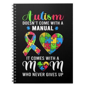 Cuaderno Gracioso Autismo Mamá Camisa Por Las Mujeres. Este
