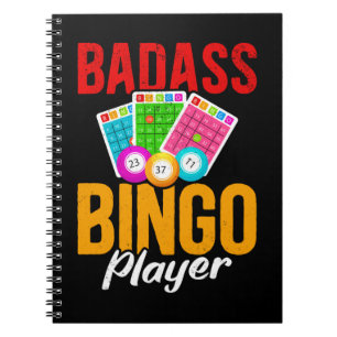 Cuaderno Gracioso Bingo Balls Sarcástico Bingo Jugador