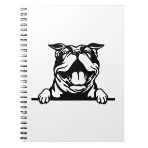Cuaderno Gracioso Bulldog feliz