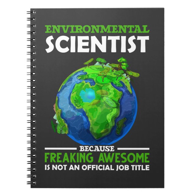 Cuaderno Gracioso científico ambiental Humor científico de  (Frente)
