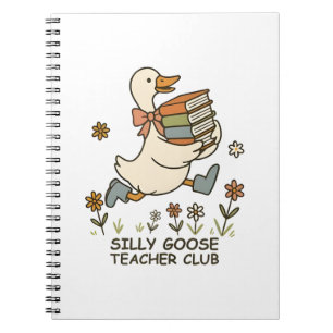 Cuaderno Gracioso club de profesores de Goose de vuelta a l