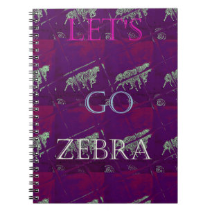 Cuaderno Gracioso deja ir Zebra Hakuna Matata motivo Design