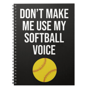 Cuaderno Gracioso entrenador de Softball Gifts equipo Graci