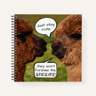 Cuaderno Gracioso Esquema Alpacalypse