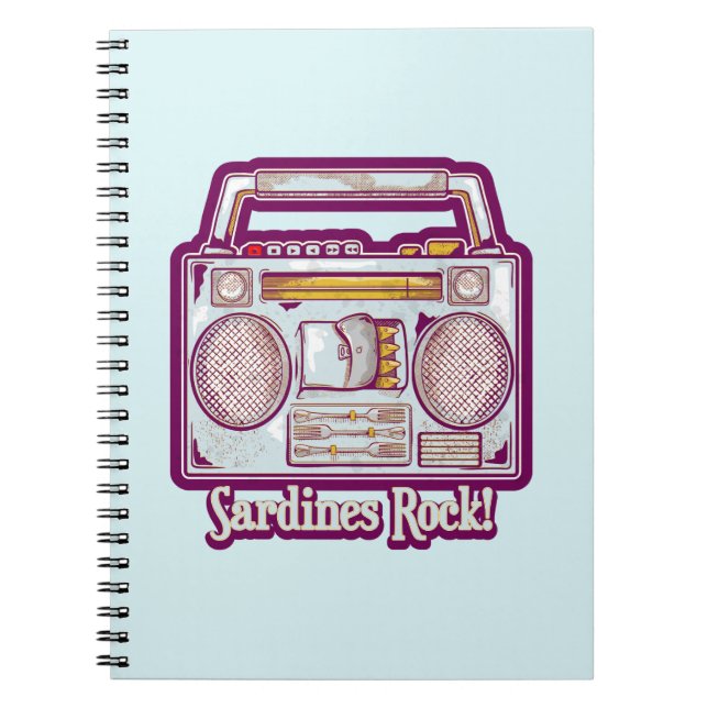 Cuaderno Gracioso estéreo de sardinas (Frente)