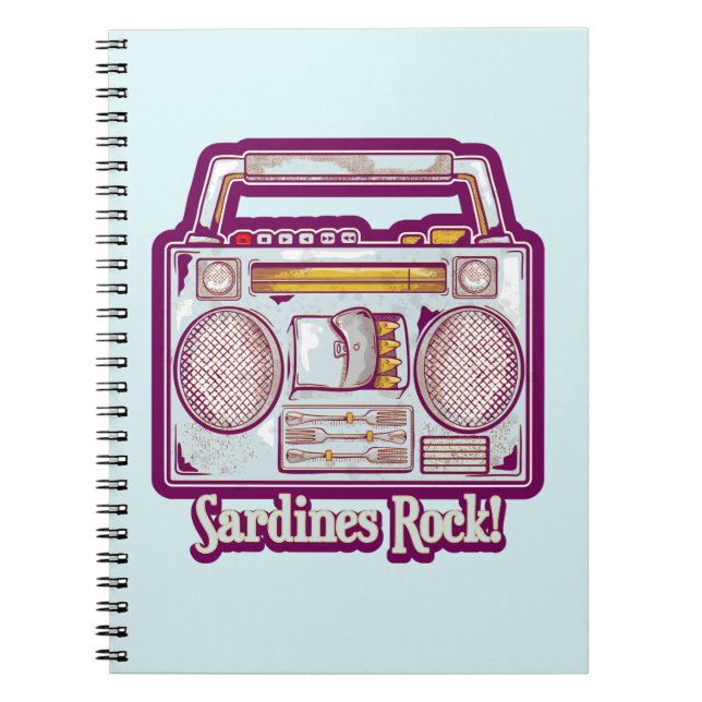 Cuaderno Gracioso estéreo de sardinas (Frente)