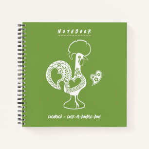Cuaderno Gracioso gallo portugués moderno