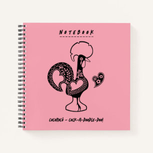 Cuaderno Gracioso gallo portugués moderno