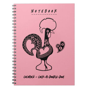 Cuaderno Gracioso gallo portugués moderno