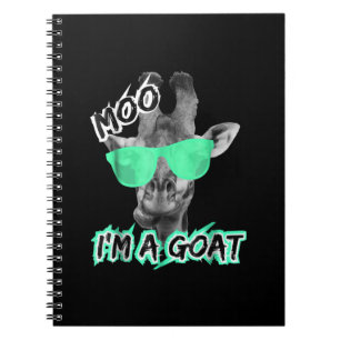 Cuaderno Gracioso Giraffe Moo Im Un Regalo Animal De Zoológ
