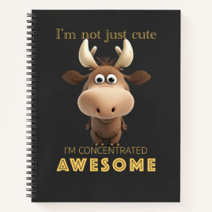 Cuaderno Gracioso Gracioso Adorable De Stag Concentrado