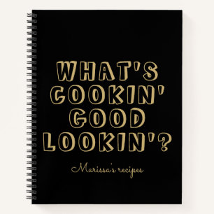 Cuaderno Gracioso lo que está cocinando es buena receta ne