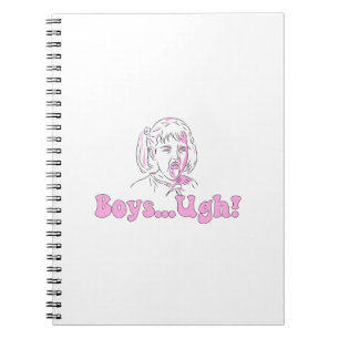 Cuaderno Gracioso meme de chica personalizado - "chicos... 
