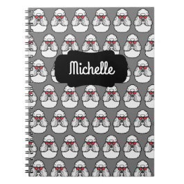 Cuaderno Gracioso patrón de carpintería personalizado