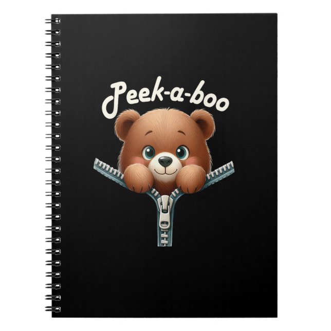 Cuaderno Gracioso - Peekabo - Oso (Frente)