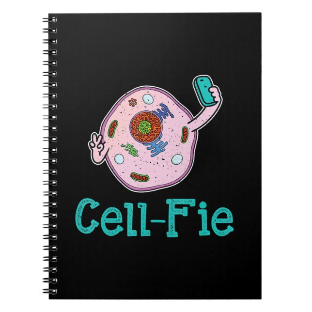Cuaderno Gracioso profesor de ciencias de la biología Cell- (Frente)