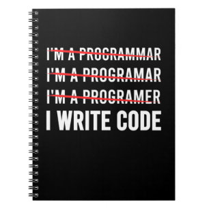 Cuaderno Gracioso programador I Wite Code