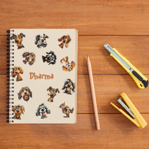 Cuaderno Gracioso regalo de amante del perro Personalizado 