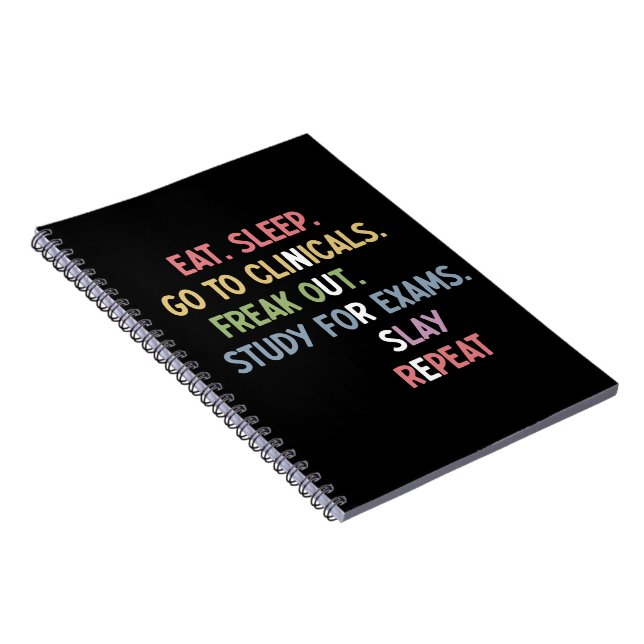 Cuaderno Gracioso regalo de futuro de enfermeras en la escu (Lado Derecho)