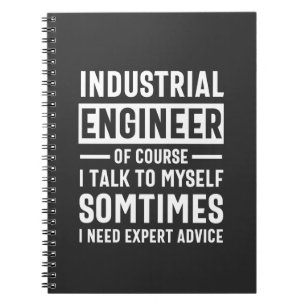 Cuaderno Gracioso regalo de ingeniero industrial