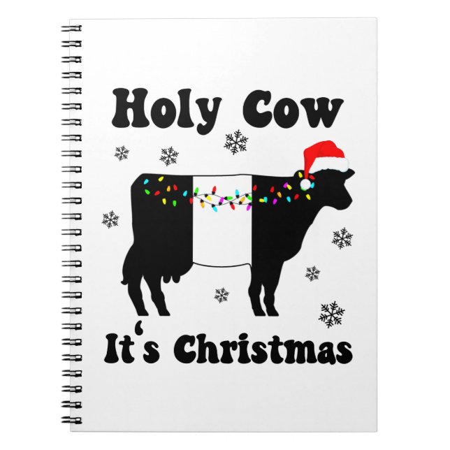 Cuaderno Gracioso regalo de la corbata Galloway para Navida (Frente)
