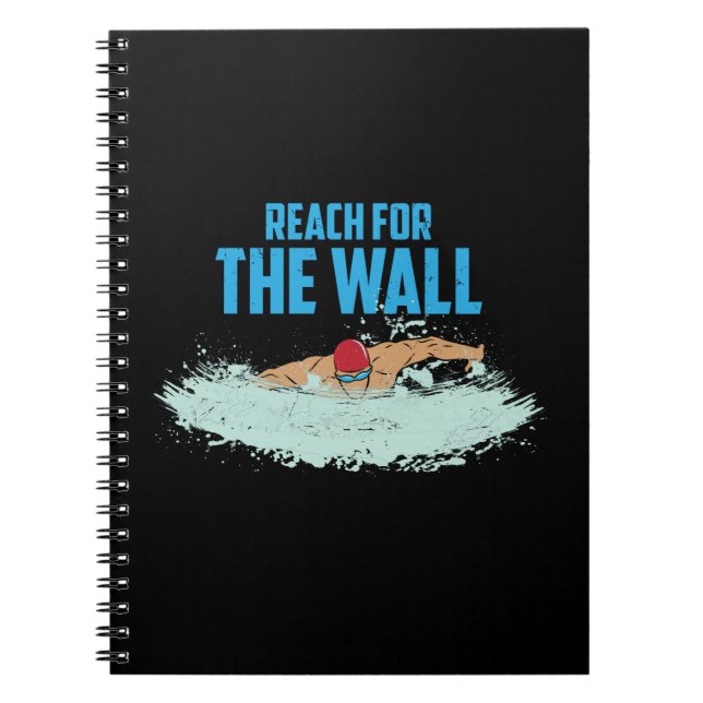 Cuaderno Gracioso Regalo De Natación Cotizada De Natación (Frente)