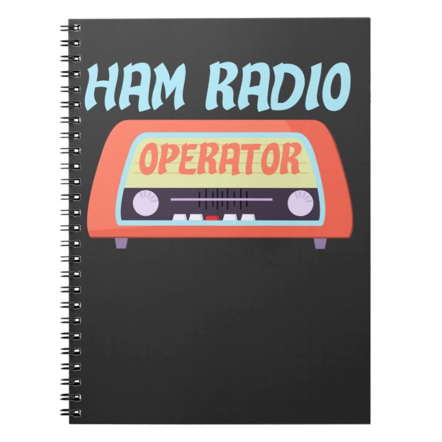Cuaderno Gracioso regalo de operador de radio de Ham (Frente)