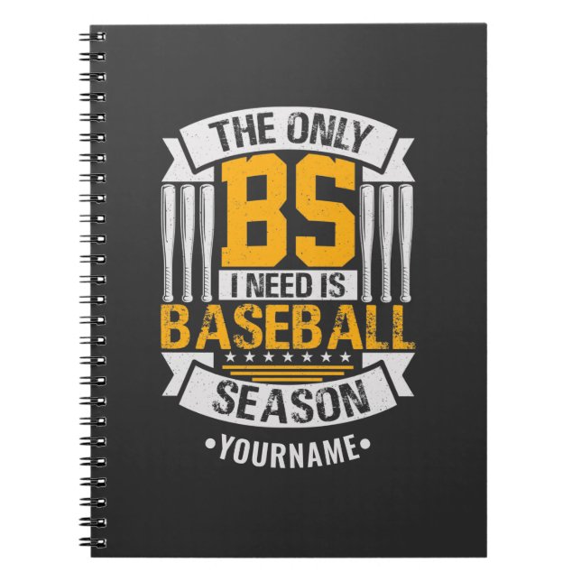 Cuaderno Gracioso sarcasmo de béisbol (Frente)