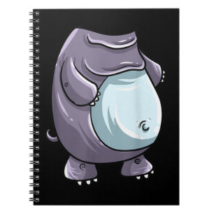 Cuaderno Gracioso vago de disfraz de disfraz de Hippo Hallo
