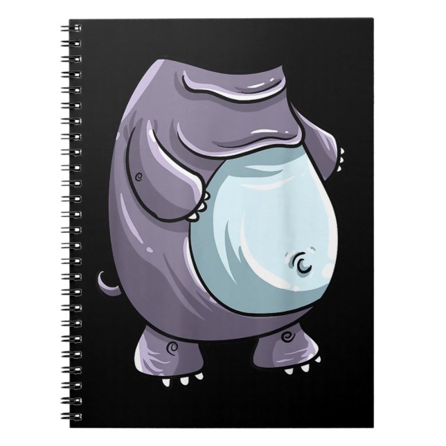 Cuaderno Gracioso vago de disfraz de disfraz de Hippo Hallo (Frente)