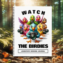 Cuaderno Gracioso ver los Shutterbugs Birding