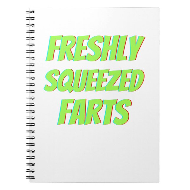 Cuaderno Graciosos Farts recién exprimidos (Frente)