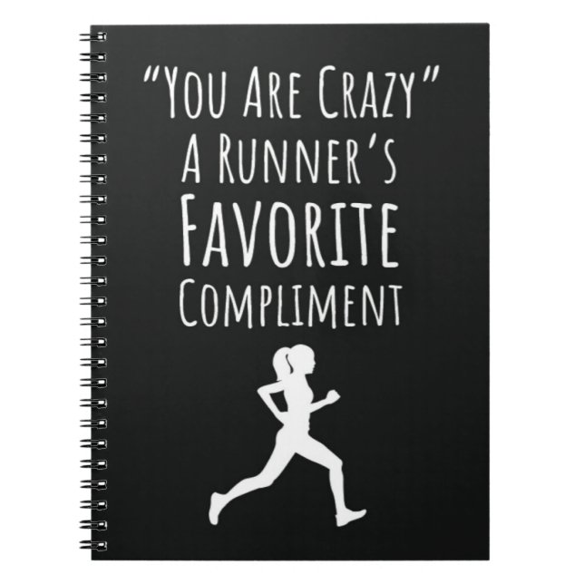 Cuaderno Graciosos Regalos De Correr Moderna Triatlón Yoga (Frente)