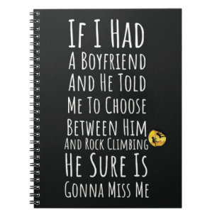 Cuaderno Graciosos Regalos De Escalada De Rock Para Sus Muj
