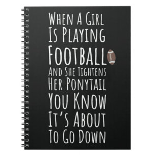 Cuaderno Graciosos Regalos De Fútbol De Otoño Para Los Fans