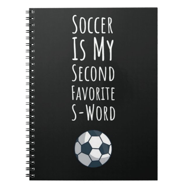 Cuaderno Graciosos Regalos De Fútbol Para Los Chicos De Su  (Frente)