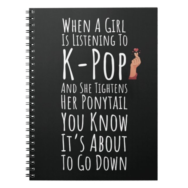Cuaderno Graciosos Regalos De Kpop Para Chicas Adolescentes (Frente)