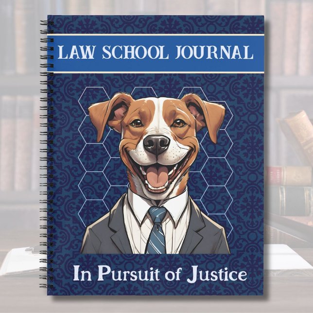 Cuaderno Graciosos regalos de perro para la aplicación de l (Funny Dog Gifts for Law Student Lawyer Enforcement)