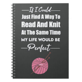Cuaderno Graciosos regalos de punto Crafter Yarn Knitter Ho