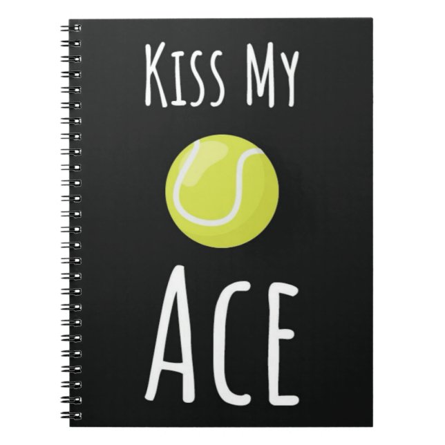 Cuaderno Graciosos Regalos De Tenis Para Jugador Atleta De  (Frente)