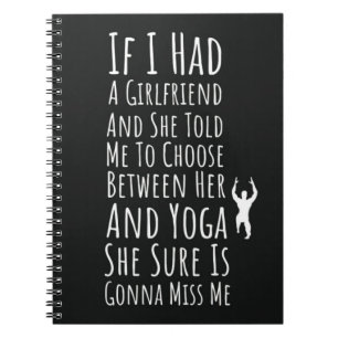 Cuaderno Graciosos Regalos De Yoga Para Hombres Para Él Yog