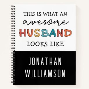 Cuaderno Graciosos regalos para esposos Mejor Esposo