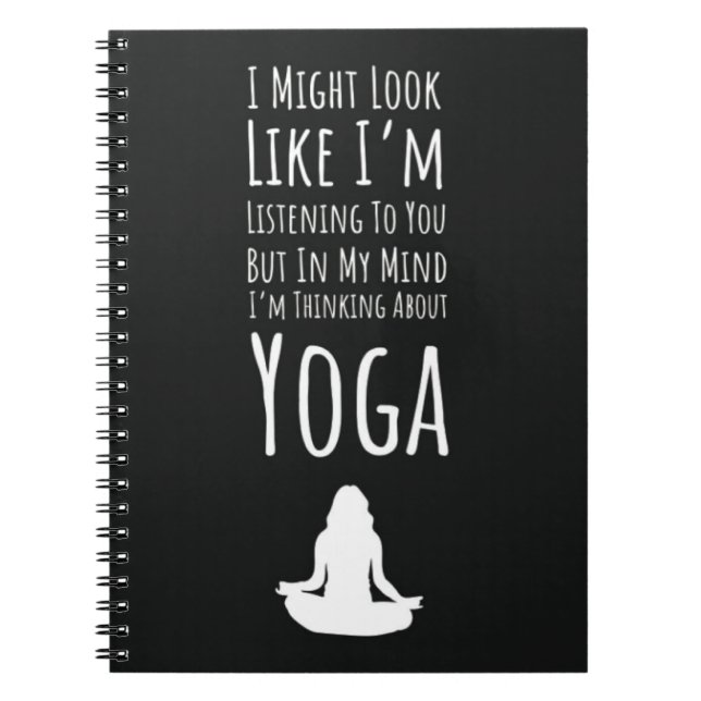Cuaderno Graciosos Regalos Para Los Amantes Del Yoga Por El (Frente)