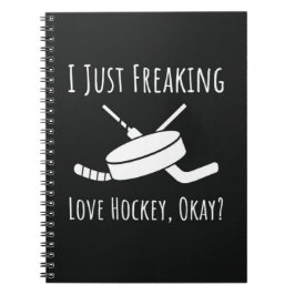 Cuaderno Graciosos Regalos Para Los Fans De Hockey Jugador