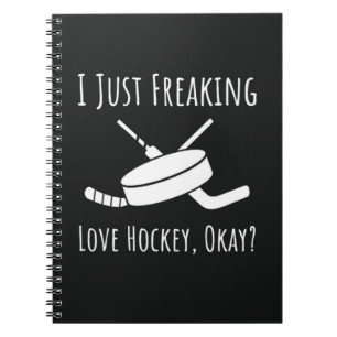 Cuaderno Graciosos Regalos Para Los Fans De Hockey Jugador 