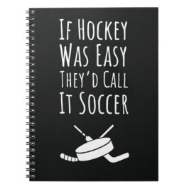 Cuaderno Graciosos Regalos Para Los Hinchas De Hockey Citas
