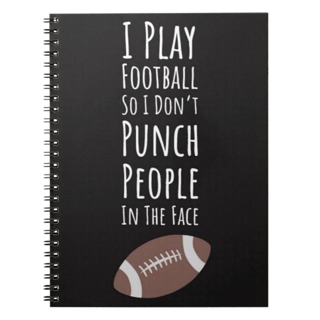 Cuaderno Graciosos Regalos Para Los Jugadores De Fútbol Del (Frente)