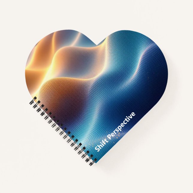 Cuaderno Gradient Mesh 3D Art | Modern Digital Design (Anverso)